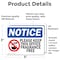 Signmission Please Keep This Office Fragrance Free Sign With Symbol, 5 in W x Rectangle, Vinyl Decal OS-2PACK-NS-D-35-L-17499 - alternate 6